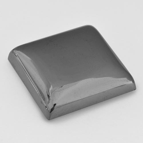 Hematite Gemstone in 15.4 x 15.2 mm Size for Sale, Hematite Stone in Medium Gray Color