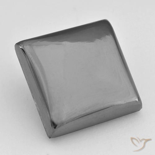 27.3 ct Square Hematite, 15.7 x 15.5 mm From Brazil, Photo A