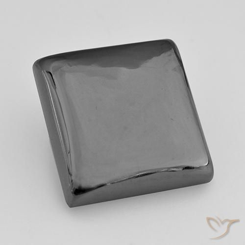 20.49 ct Square Hematite, 15.5 x 14.9 mm From Brazil, Photo A