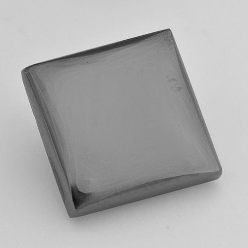 Medium Gray Гематит Камень - 18.5ct Квадратный Кабошон (ID: 516610)