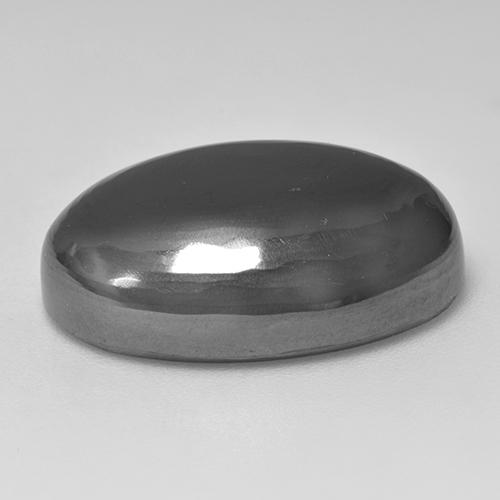 Hematite Gemstone in 20 x 15 mm (calibrated) Size for Sale, Hematite Stone in Grey Color