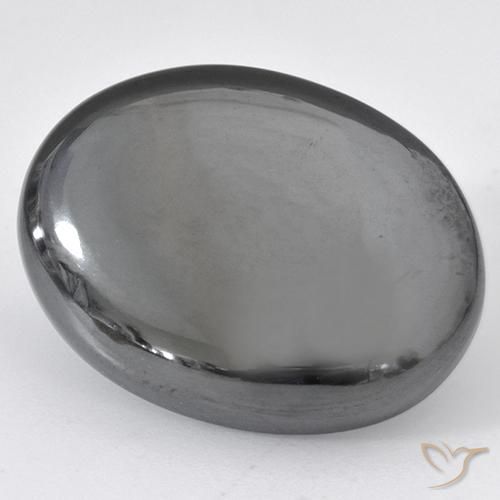 37.03 ct Oval Hematite, 24 x 18.1 mm From Brazil, Photo A