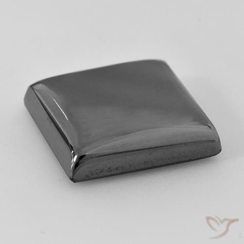 Hematite Gemstone in 16 x 16 mm (calibrated) Size for Sale, Hematite Stone in Silver Gray Color