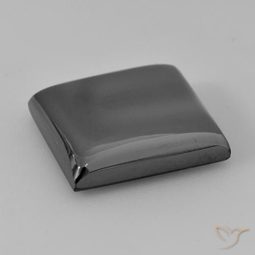 Hematite Gemstone in 16 x 16 mm (calibrated) Size for Sale, Hematite Stone in Medium Grey Color