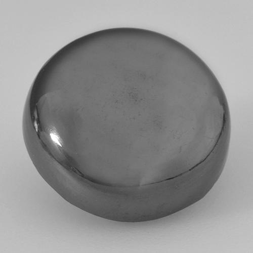 16.22 ct Gray Hematite Stone, Natural Hematite in Round Cabochon Shape for Sale