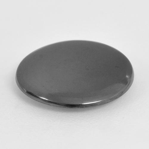 Hematite Gemstone in 14 mm (calibrated) Size for Sale, Hematite Stone in Medium Gray Color