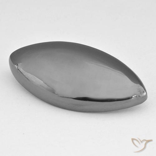 30.85 ct Marquise Hematite, 29.6 x 14 mm From Brazil, Photo A