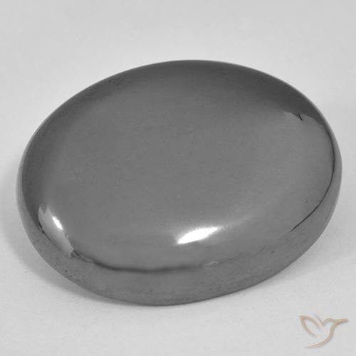 41.45ct Natural Medium Gray Hematite, Oval, Opaque