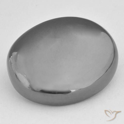 33.52 ct Oval Hematite, 21.3 x 17.2 mm From Brazil, Photo A