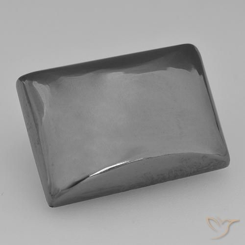 27.45 ct Baguette Hematite, 19.4 x 13.9 mm From Brazil, Photo A