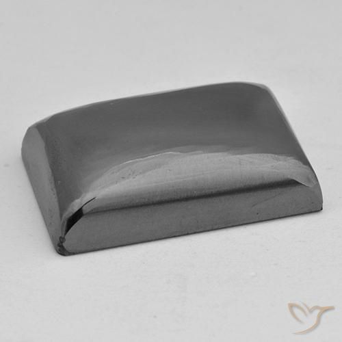 Hematite Gemstone in 20.7 x 13.1 mm Size for Sale, Hematite Stone in Medium Grey Color