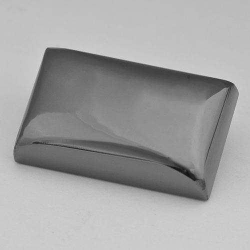 39.93 ct Gray Hematite Stone, Natural Hematite in Baguette Cabochon Shape for Sale
