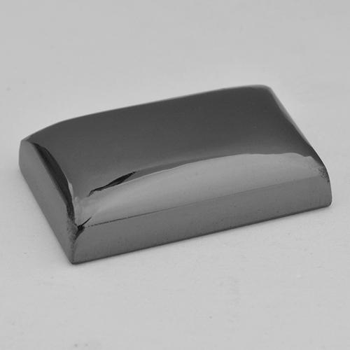 Hematite Gemstone in 22.6 x 13.9 mm Size for Sale, Hematite Stone in Medium Grey Color
