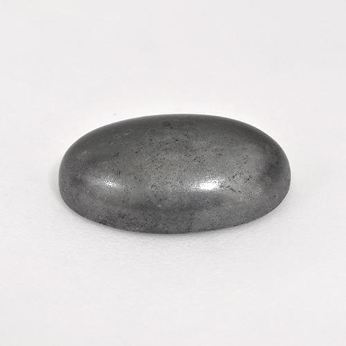 Hematite Gemstone in 13.5 x 9.4 mm Size for Sale, Hematite Stone in Silver Gray Color