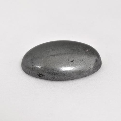 Hematite Gemstone in 13.6 x 9.4 mm Size for Sale, Hematite Stone in Medium Gray Color