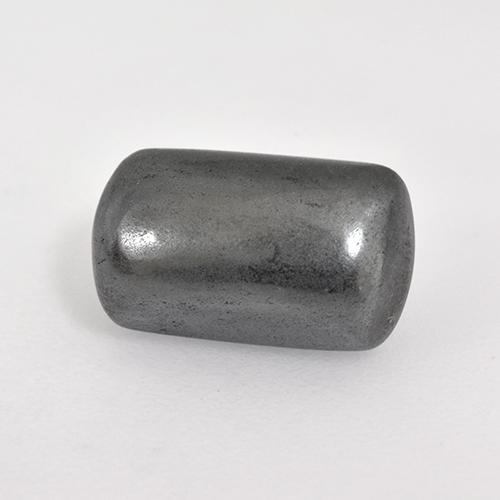 3.36 ct Gray Hematite Stone, Natural Hematite in Cushion Cabochon Shape for Sale