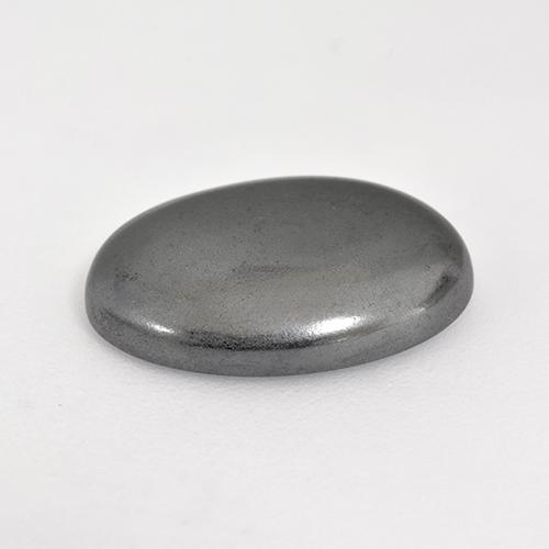 Hematite Gemstone in 14 x 10 mm (calibrated) Size for Sale, Hematite Stone in Medium Gray Color