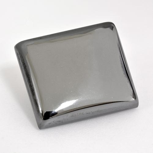 Medium Gray Hematite Gem - 25ct Baguette Cabochon (ID: 518889)