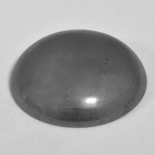 Hematite Gemstone in 18 mm Size for Sale, Hematite Stone in Silver Gray Color