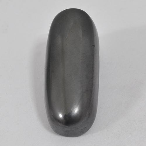 18.47 ct Gray Hematite Gemstone, Hematite Gem in Cushion Cabochon Shape for Sale.