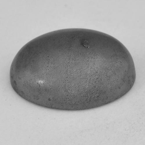 Hematite Gemstone in 12 x 10 mm (calibrated) Size for Sale, Hematite Stone in Silver Gray Color