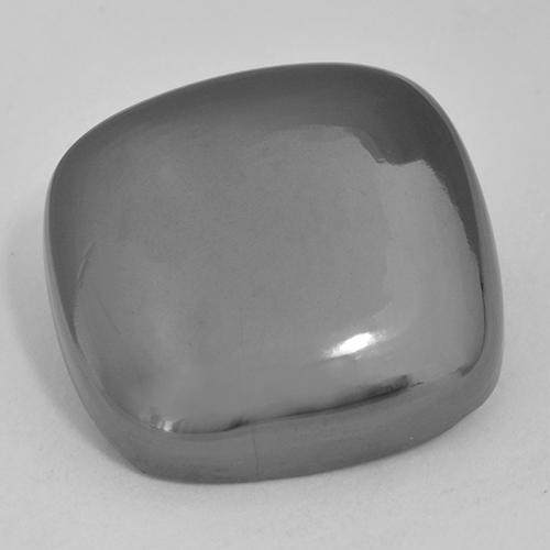 31.70 ct Gray Hematite Stone, Natural Hematite in Cushion Cabochon Shape for Sale