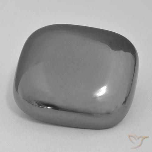 48.66ct Natural Medium Gray Hematite, Cushion, Opaque