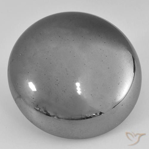 40.97ct Natural Medium Gray Hematite, Round, Opaque