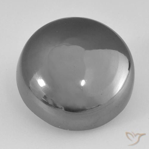 21.27 ct Round Hematite, 15.4 mm From Brazil, Photo A