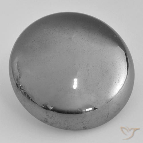 38.87ct Natural Medium Gray Hematite, Round, Opaque