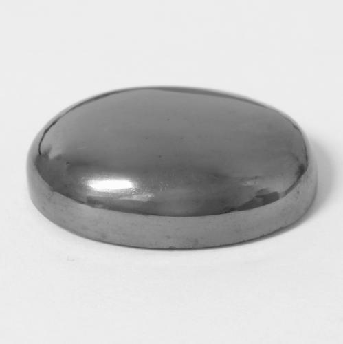 Hematite Gemstone in 19.9 x 14.5 mm Size for Sale, Hematite Stone in Medium Gray Color