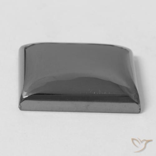 Hematite Gemstone in 20 x 15 mm (calibrated) Size for Sale, Hematite Stone in Silver Gray Color