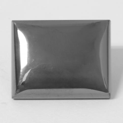 Medium Gray Ematite Gem - 30.5ct Cabochon a baguette (ID: 546979)