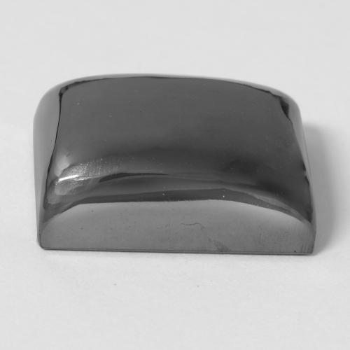 Hematite Gemstone in 18 x 13.4 mm Size for Sale, Hematite Stone in Silver Gray Color