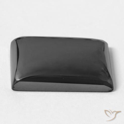 Hematite Gemstone in 18 x 13 mm (calibrated) Size for Sale, Hematite Stone in Medium Grey Color