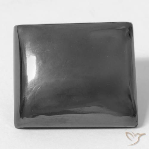 28.31 ct Baguette Hematite, 18.1 x 15.5 mm From Brazil, Photo A