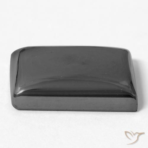 Hematite Gemstone in 18.8 x 12.5 mm Size for Sale, Hematite Stone in Medium Grey Color
