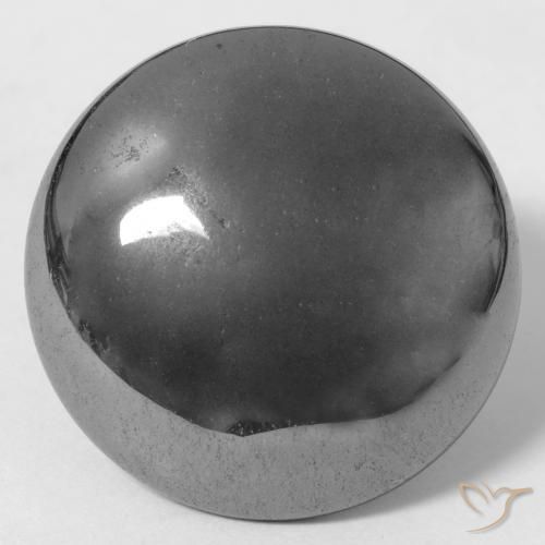 32.21ct Natural Medium Gray Hematite, Round, Opaque