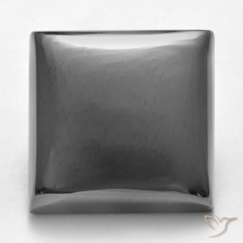 27.75 ct Square Hematite, 16.8 x 16.8 mm From Brazil, Photo A