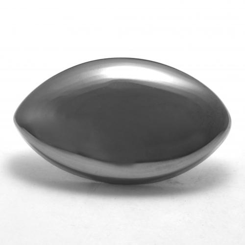 26.27 ct Gray Hematite Gemstone, Hematite Gem in Marquise Cabochon Shape for Sale.