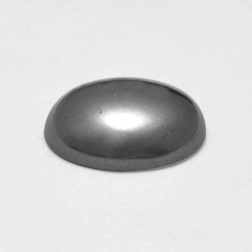 Hematite Gemstone in 10 x 8 mm (calibrated) Size for Sale, Hematite Stone in Silver Gray Color