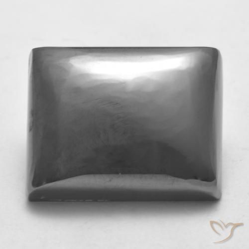 26.76ct Natural Medium Gray Hematite, Baguette, Opaque