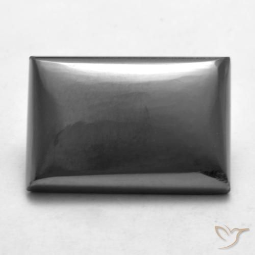 20.53ct Natural Medium Gray Hematite, Baguette, Opaque