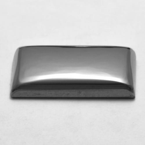 Medium Gray Ematite Gem - 12.1ct Cabochon a baguette (ID: 554949)