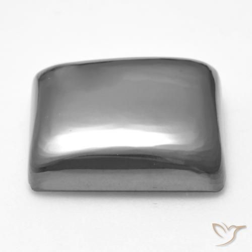 Hematite Gemstone in 16 x 16 mm (calibrated) Size for Sale, Hematite Stone in Silver Gray Color