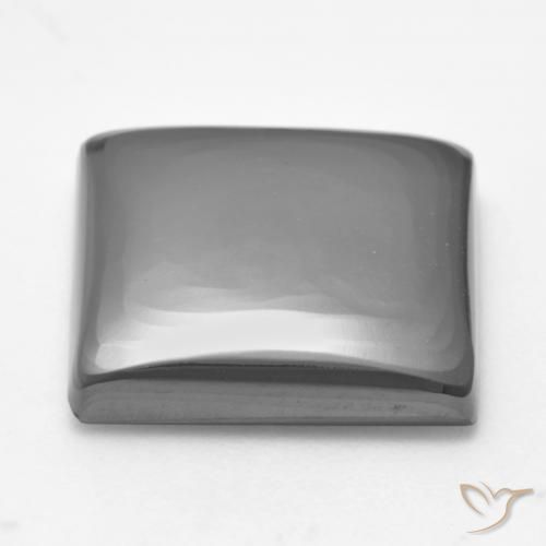 Hematite Gemstone in 16 x 16 mm (calibrated) Size for Sale, Hematite Stone in Silver Gray Color