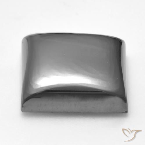 Hematite Gemstone in 16 x 16 mm (calibrated) Size for Sale, Hematite Stone in Medium Gray Color