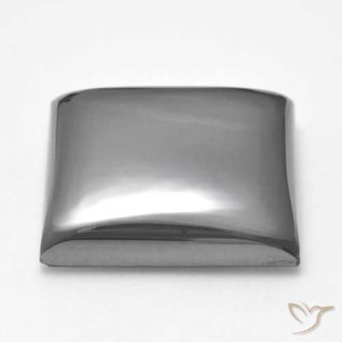 Hematite Gemstone in 17 x 17 mm (calibrated) Size for Sale, Hematite Stone in Silver Gray Color