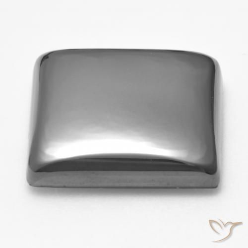 Hematite Gemstone in 16 x 16 mm (calibrated) Size for Sale, Hematite Stone in Silver Gray Color