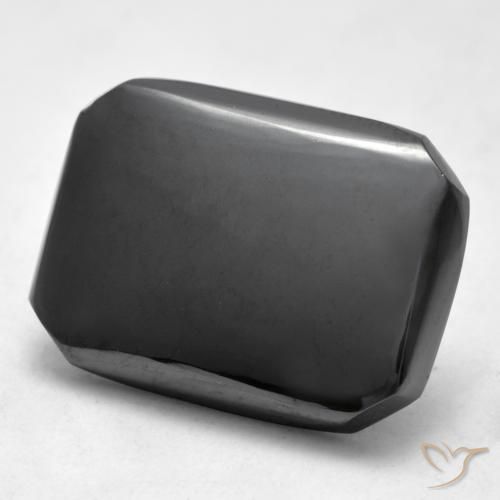 21.42 ct Gray Hematite Stone, Natural Hematite in Octagon Cabochon Shape for Sale